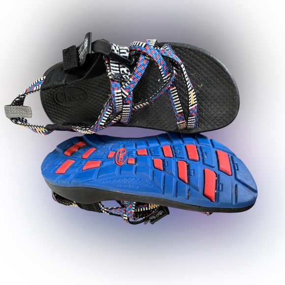 Chaco Kids ZX / 1 Ecotread sandals youth size 12 - Picture 2 of 4